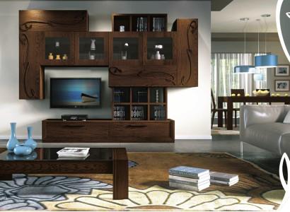 Woonwand tv-wand aanbouwwand woonkamer meubels rtv woonwanden kast plank